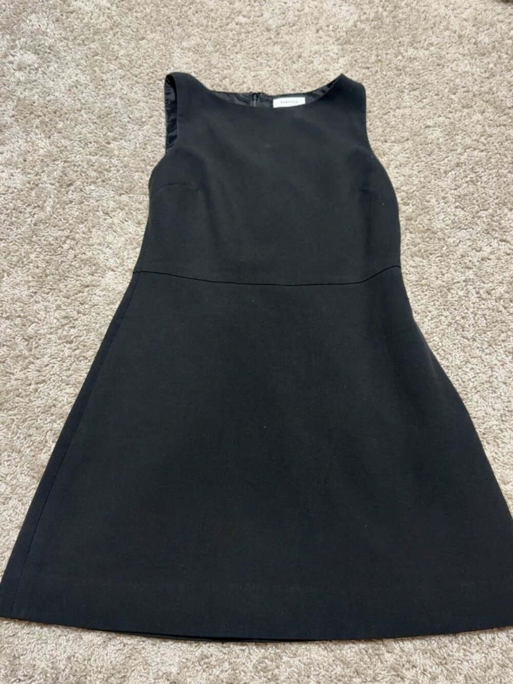 Aritzia Babaton Black Fit & Flare Dress